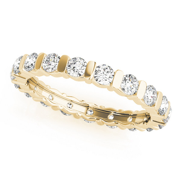  Ladies Wedding Eternity Band 1.12 Carat Total Weight  (Lab-Created) 1.12 C.T.W 10K yellow, white or rose gold - view 2