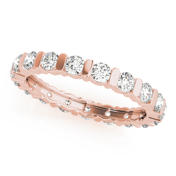  Ladies Wedding Eternity Band 1.12 Carat Total Weight  (Lab-Created) 1.12 C.T.W 10K yellow, white or rose gold - view 3