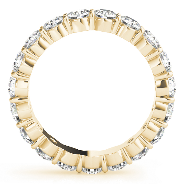  Ladies Shared Prong Eternity Wedding Bands Eternity Band 1/2 Carat Total Weight  (Lab-Created) 0.48 C.T.W 14K yellow, white or rose gold - view 10