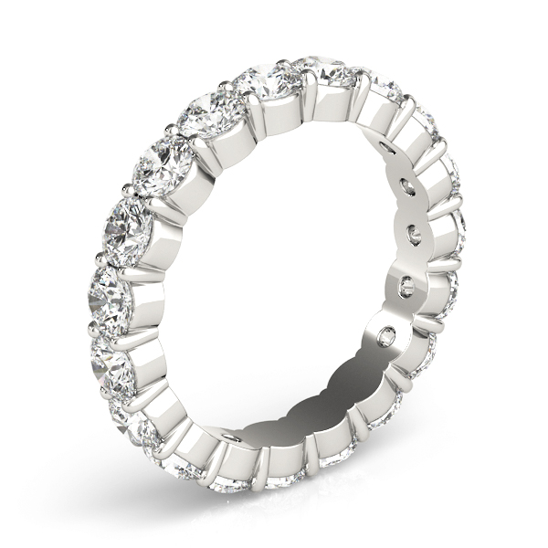  Ladies Shared Prong Eternity Wedding Bands Eternity Band 1/2 Carat Total Weight  (Lab-Created) 0.48 C.T.W 14K yellow, white or rose gold - view 15