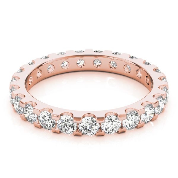 Ladies Shared-Prong Eternity Band 1/4 Carat Total Weight  (Lab-Created) 0.24 C.T.W 10K yellow, white or rose gold - view 5