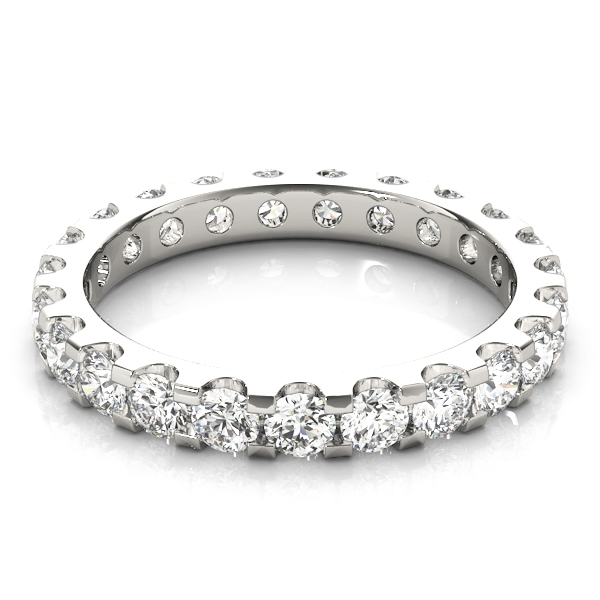  Ladies Shared-Prong Eternity Band 1/4 Carat Total Weight  (Lab-Created) 0.24 C.T.W 10K yellow, white or rose gold - view 6