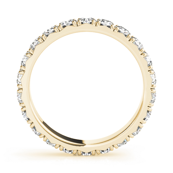  Ladies French-Cut Eternity Wedding Band Eternity Band 1/2 Carat Total Weight  (Lab-Created) 0.52 C.T.W 14K yellow, white or rose gold - view 10