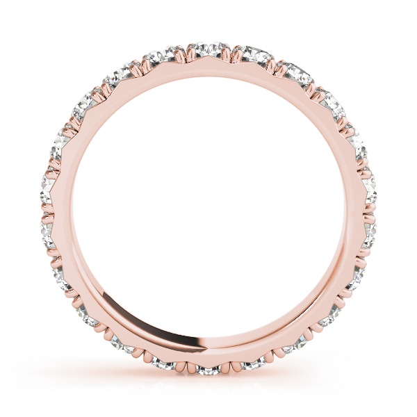  Ladies French-Cut Eternity Wedding Band Eternity Band 1/2 Carat Total Weight  (Lab-Created) 0.52 C.T.W 14K yellow, white or rose gold - view 11