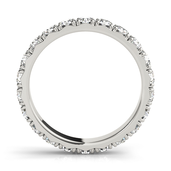  Ladies French-Cut Eternity Wedding Band Eternity Band 1/2 Carat Total Weight  (Lab-Created) 0.52 C.T.W 14K yellow, white or rose gold - view 12