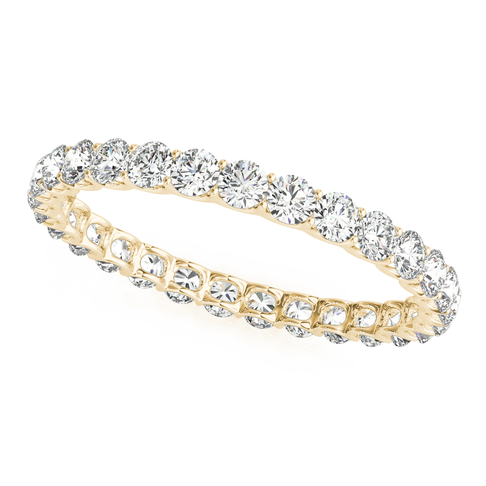  Ladies U-Prong Eternity Wedding Band Eternity Band 3/4 Carat Total Weight  (Lab-Created) 0.78 C.T.W 14K yellow, white or rose gold - view 2