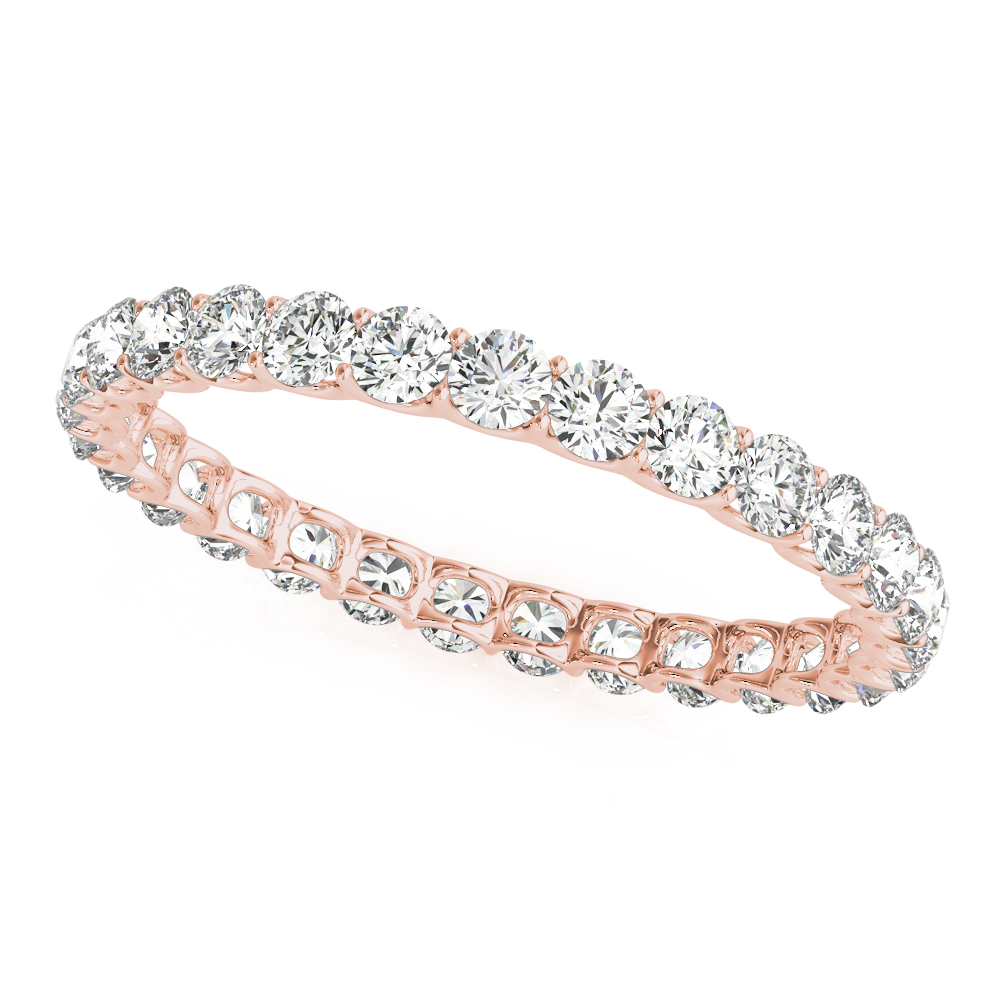  Ladies U-Prong Eternity Wedding Band Eternity Band 3/4 Carat Total Weight  (Lab-Created) 0.78 C.T.W 14K yellow, white or rose gold - view 3