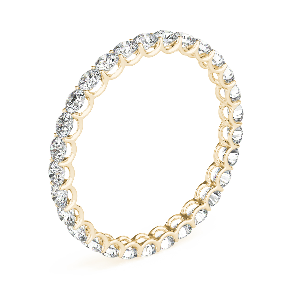  Ladies U-Prong Eternity Wedding Band Eternity Band 3/4 Carat Total Weight  (Lab-Created) 0.78 C.T.W 14K yellow, white or rose gold - view 4