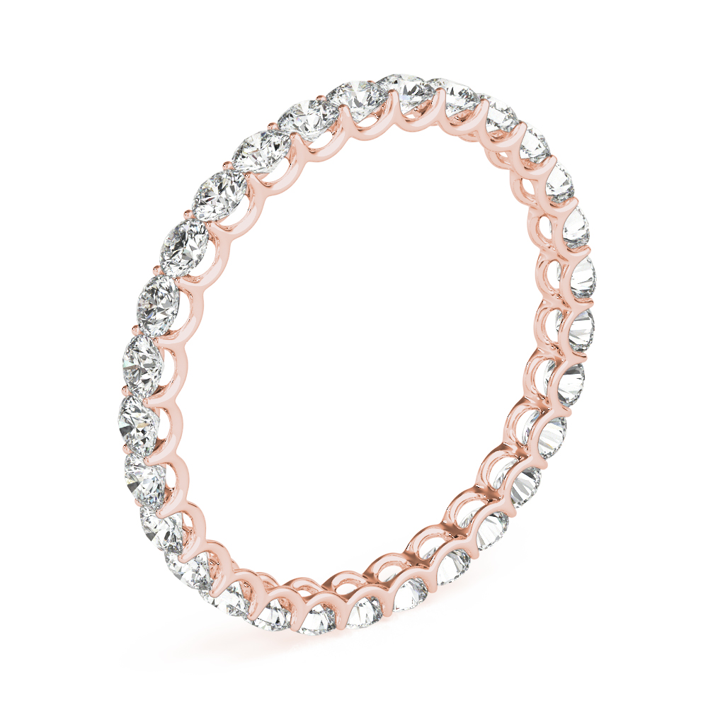  Ladies U-Prong Eternity Wedding Band Eternity Band 3/4 Carat Total Weight  (Lab-Created) 0.78 C.T.W 14K yellow, white or rose gold - view 5