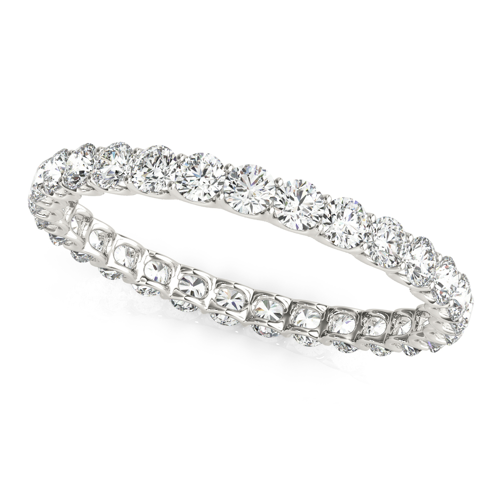  Ladies U-Prong Eternity Wedding Band Eternity Band 3/4 Carat Total Weight  (Lab-Created) 0.78 C.T.W 14K yellow, white or rose gold - view 6