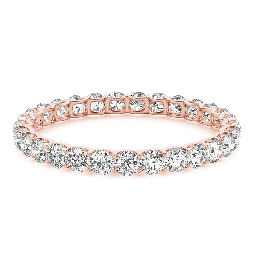  Ladies U-Prong Eternity Wedding Band Eternity Band 3/4 Carat Total Weight  (Lab-Created) 0.78 C.T.W 14K yellow, white or rose gold - view 8