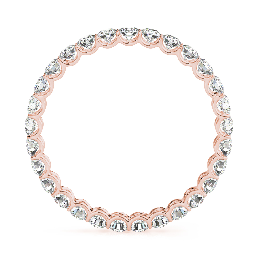  Ladies U-Prong Eternity Wedding Band Eternity Band 3/4 Carat Total Weight  (Lab-Created) 0.78 C.T.W 14K yellow, white or rose gold - view 11