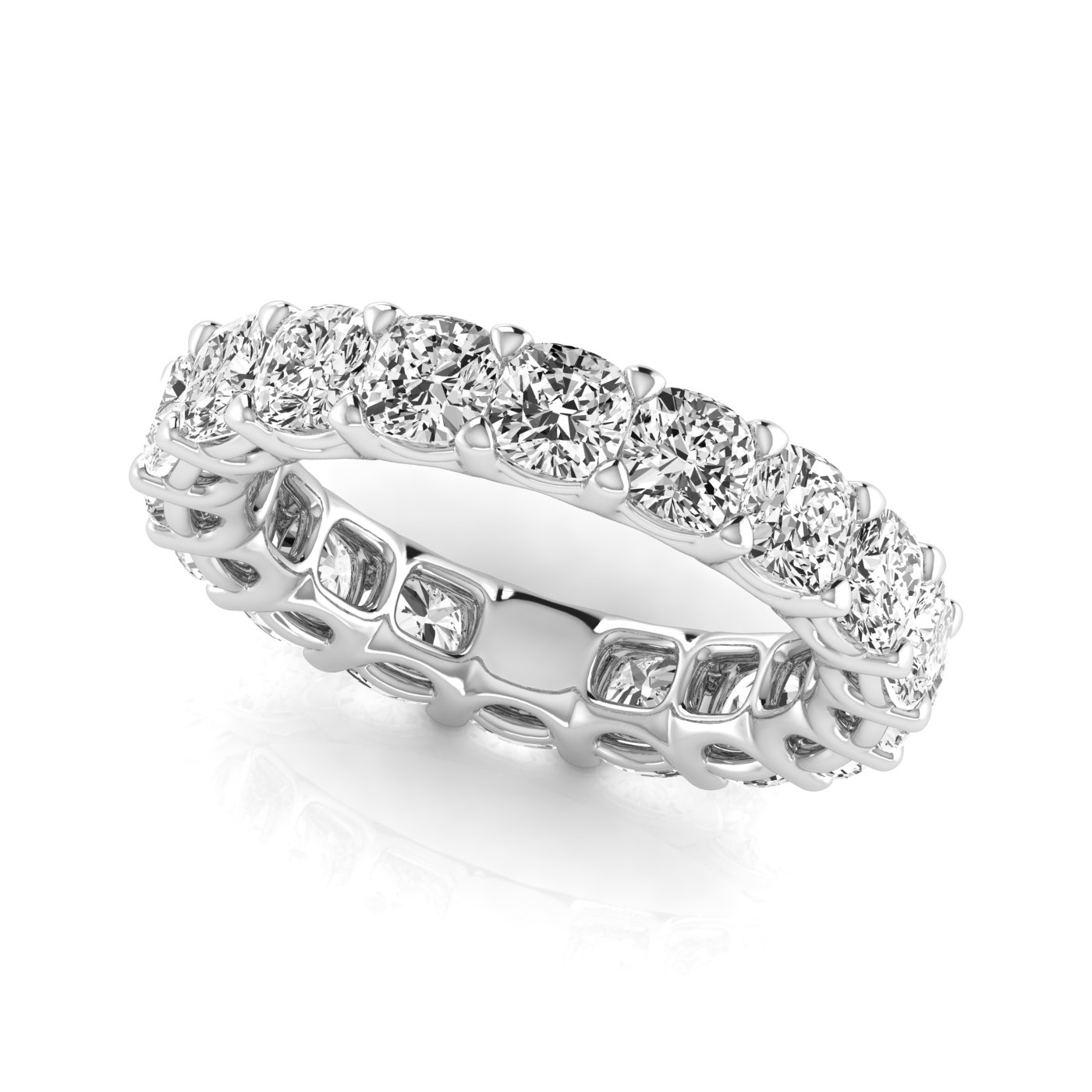Cushion Full Eternity Diamond Eternity Band WOVR-ET-CU
