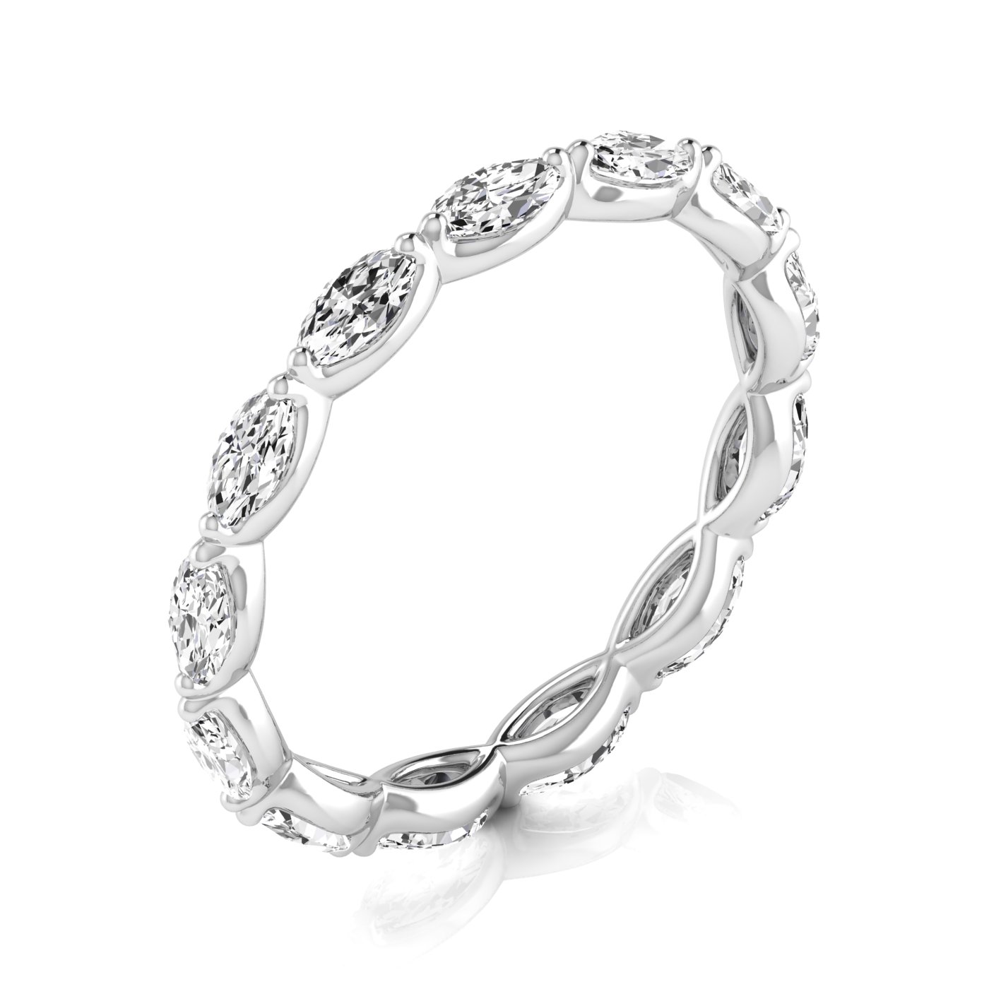 Marquise Full Eternity Diamond Eternity Band WOVR-ET-MQ
