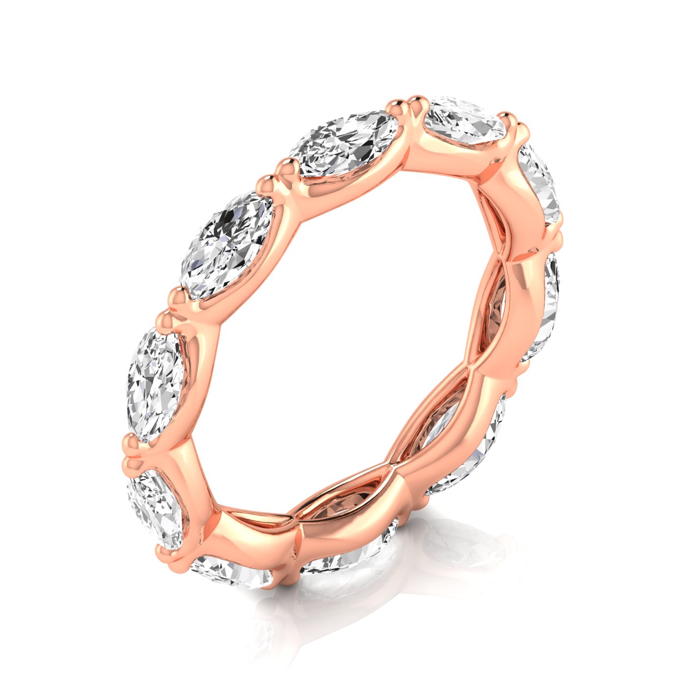  Ladies Marquise Full Eternity Diamond Eternity Band 1.4 Carat Total Weight  (Lab-Created) 1.40 C.T.W 14K yellow, white or rose gold - view 14