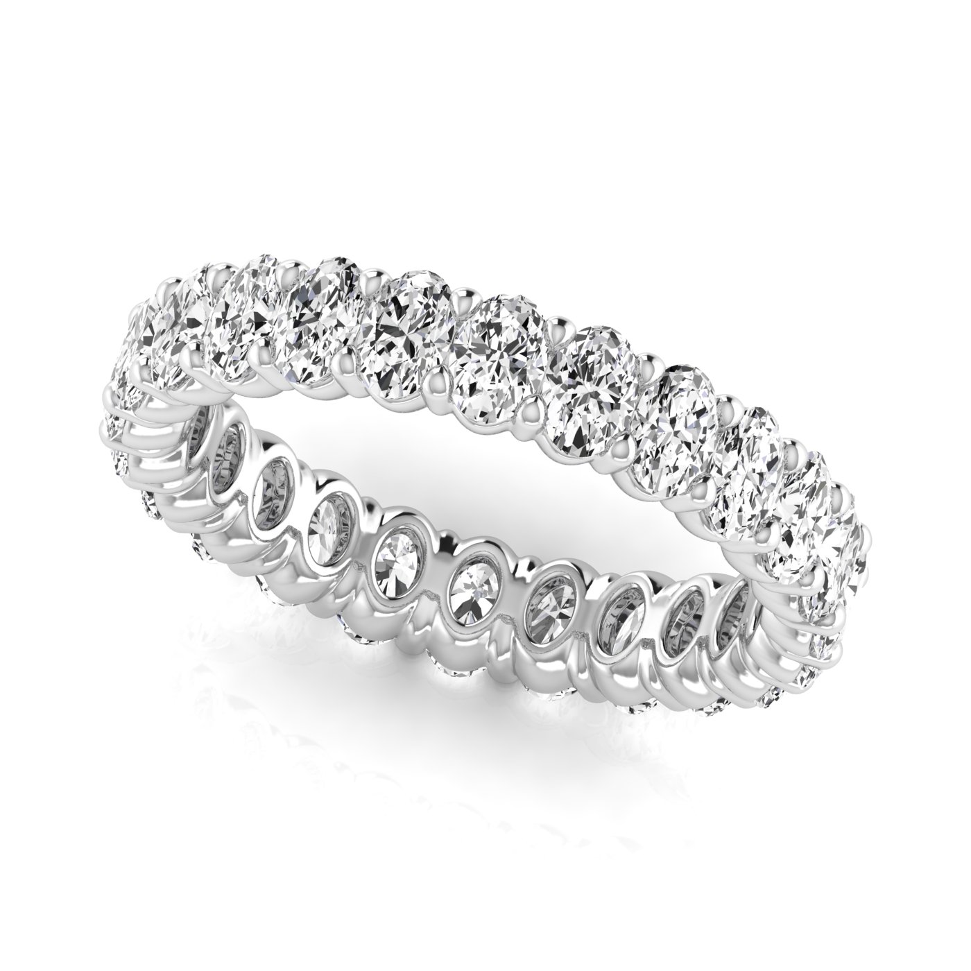  Ladies Oval Full Eternity Diamond Eternity Band 2.3 Carat Total Weight  (Lab-Created) 2.30 C.T.W 14K yellow, white or rose gold - view 2