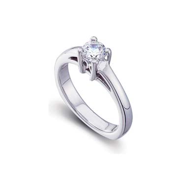 Bridal Engagement Ring 1/2 Carat Total Weight