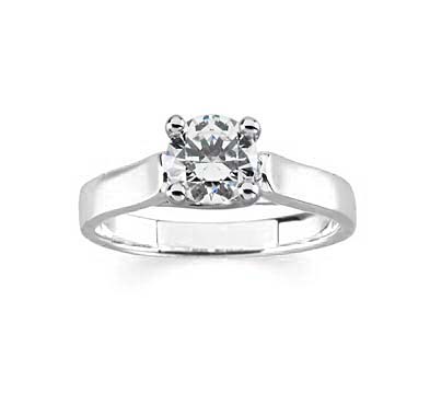 Bridal Diamond Engagement Ring 1/4 Carat Total Weight