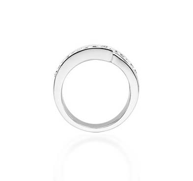 Journey Diamond Ring 0.45 Carat Total Weight