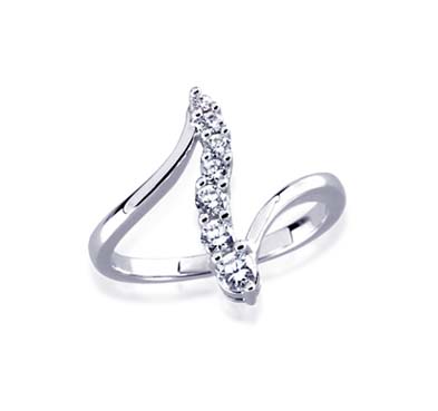 Journey Diamond Ring 1/3 Carat Total Weight