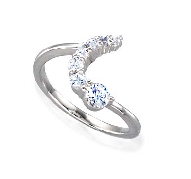 Journey Diamond Ring 3/8 Carat Total Weight