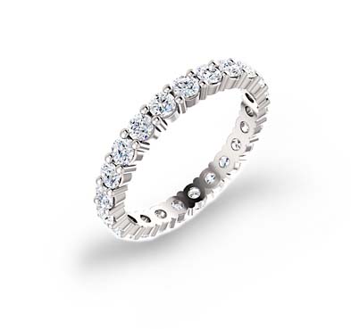 Round Diamond Eternity Band 3/4 Carat Total Weight