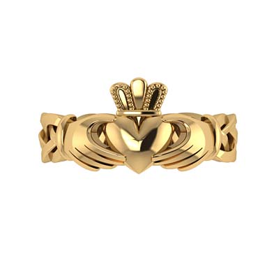 Claddagh Celtic Knot Ring