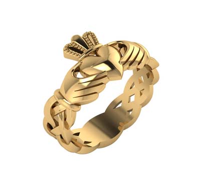 Claddagh Celtic Knot Ring