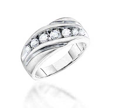 Mens Diamond Fashion Band 1.0 Carat Total Weight 1.00 Carat Total Weight