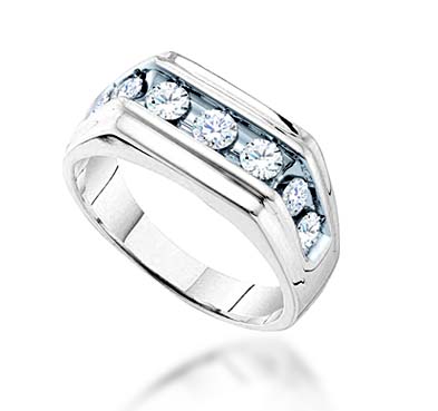 Mens Diamond Fashion Band 1.0 Carat Total Weight 1.00 Carat Total Weight