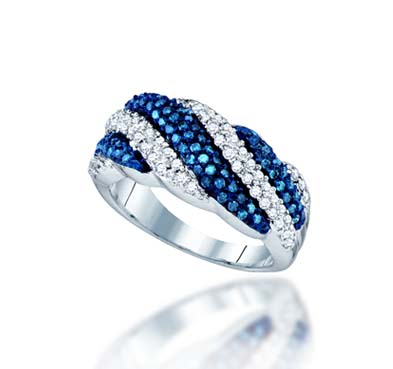 Blue Damond Ladies Fashion Band .85 Carat Total Weight 0.85 Carat Total Weight