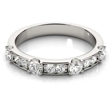 Diamond Cluster Stackable Ring 1/3 Carat Total Weight