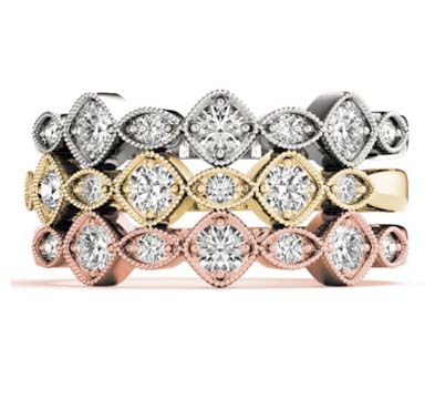 Diamond Stackable Ring 1/5 Carat Total Weight