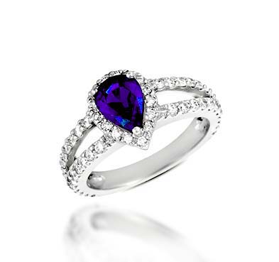 Tanzanite & Diamond Ring 2.0 Carat Total Weight