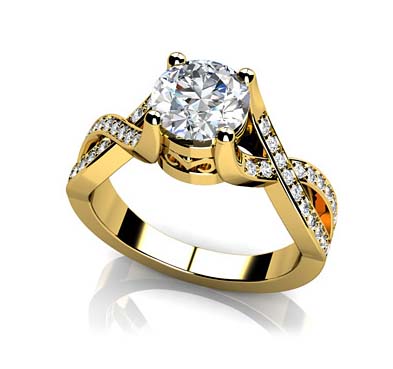 Vintage Brilliance Engagement Ring 3/4 Carat Total Weight