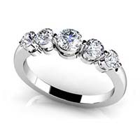5 Stone Diamond Ring Diamond Anniversary Band