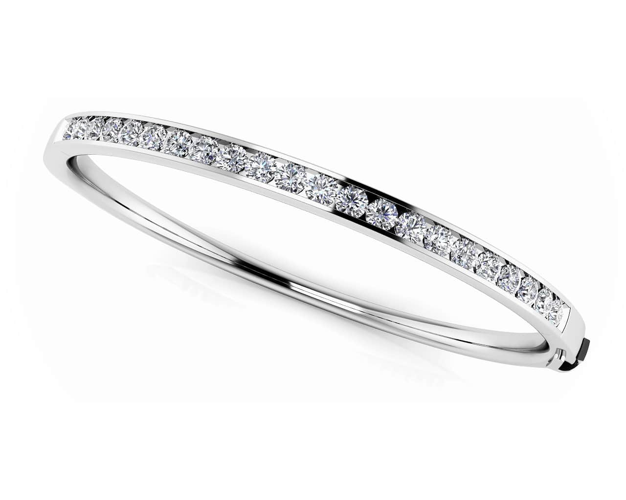 Classic Channel Set Bangle Bracelet 2.0 Carat Total Weight