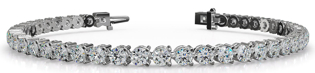 Timeless Three Prong Tennis Bracelet 2.0 Carat Total Weight