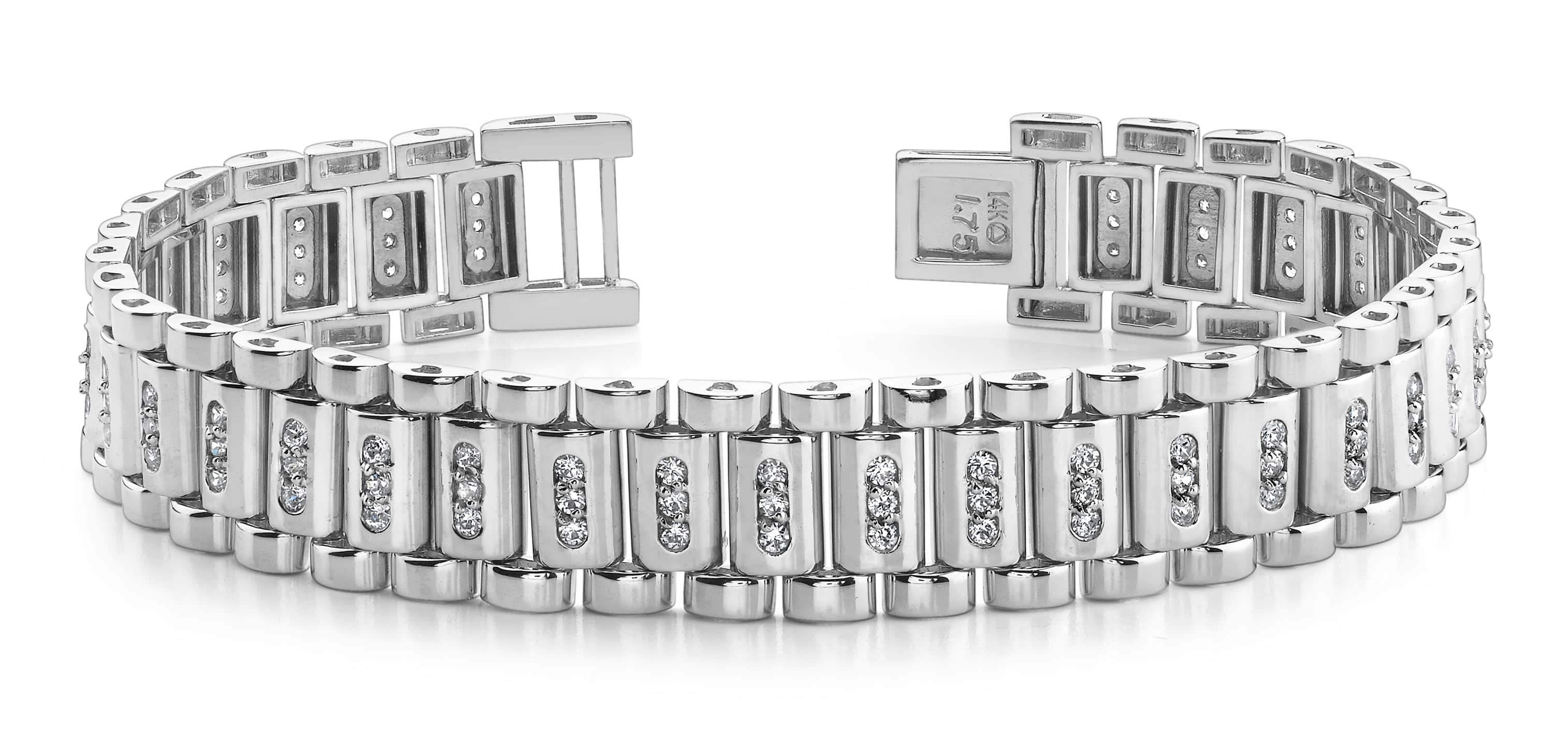 Mens Number 99 Bracelet 2.0 Carat Total Weight