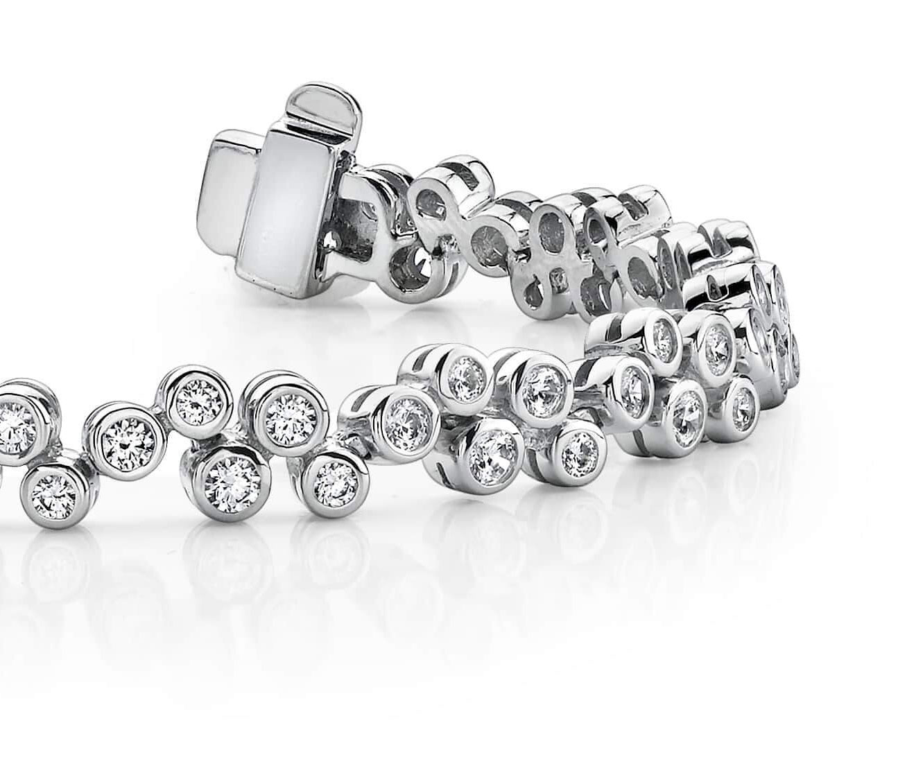 Diamond Bubble Bracelet 1.64 Carat Total Weight