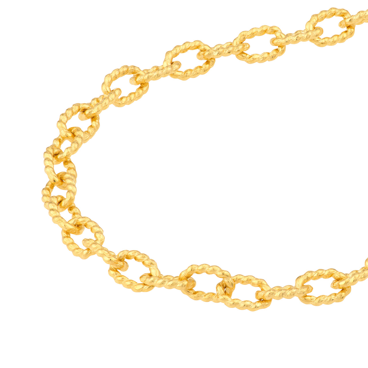 7.5-Inch Twisted Forzentina Chain with Lobster Lock