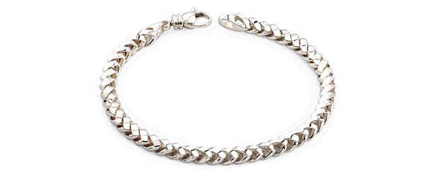 7.0 mm Chevron Braid Bracelet