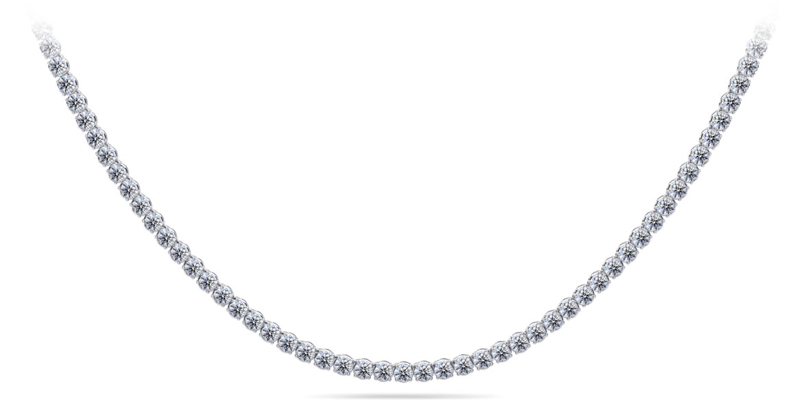 16-Inch Timeless Dreams Riviera Diamond Necklace 4.97 Carat Total Weight