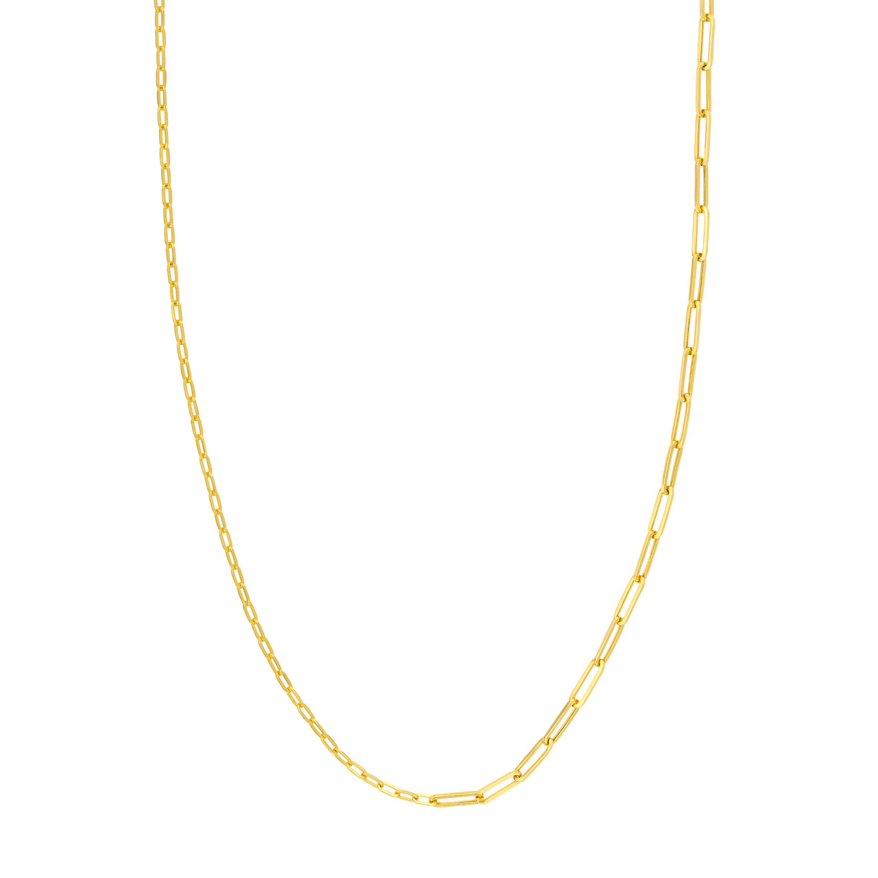 18-Inch 50/50 Paper Clip Necklace