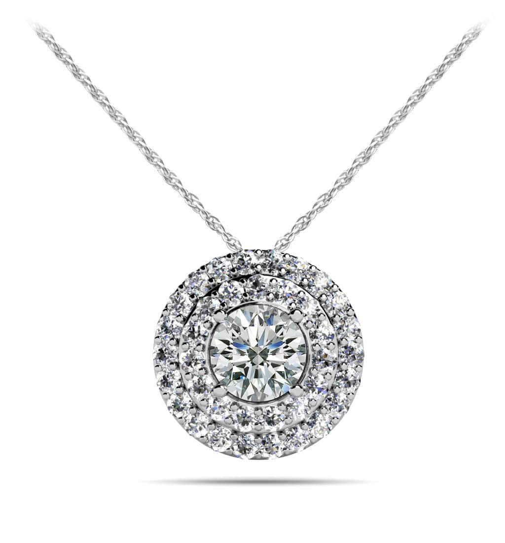 Diamond Circles Designers Pendant