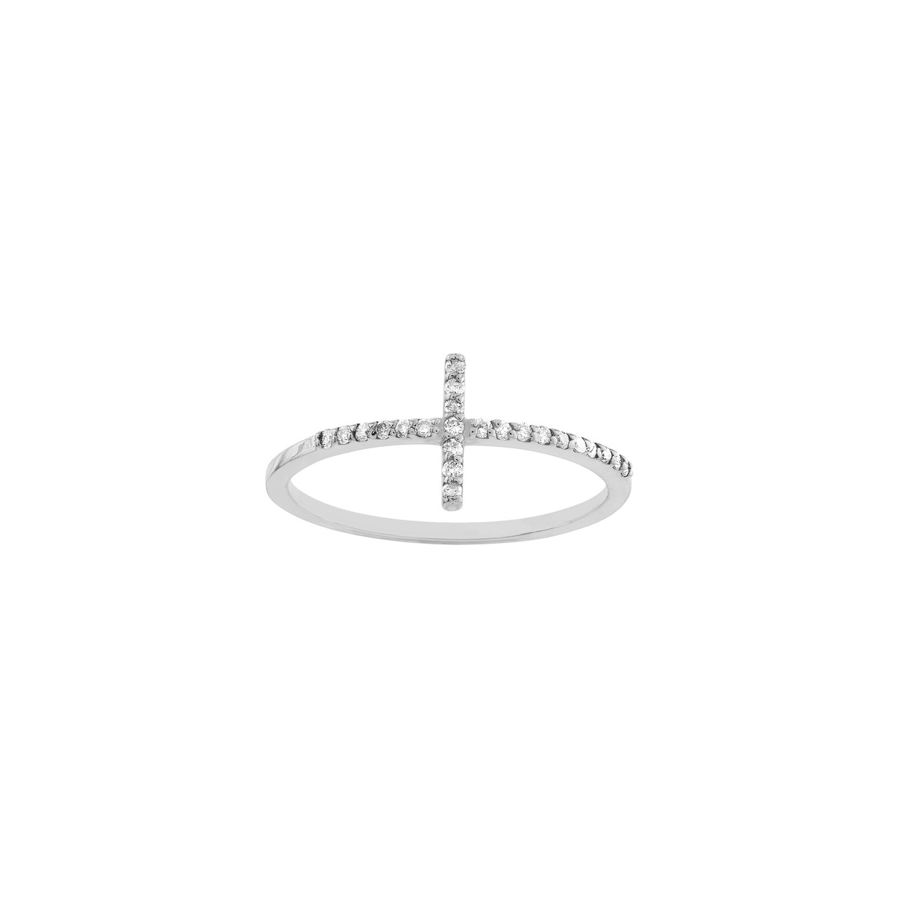 Sideways Cross Ring with