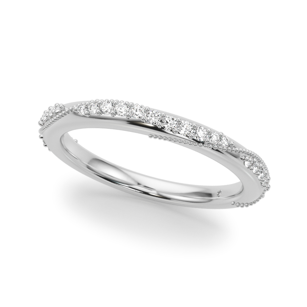 Shared Prong Diamond Wedding Band 1.04 Carat Total Weight